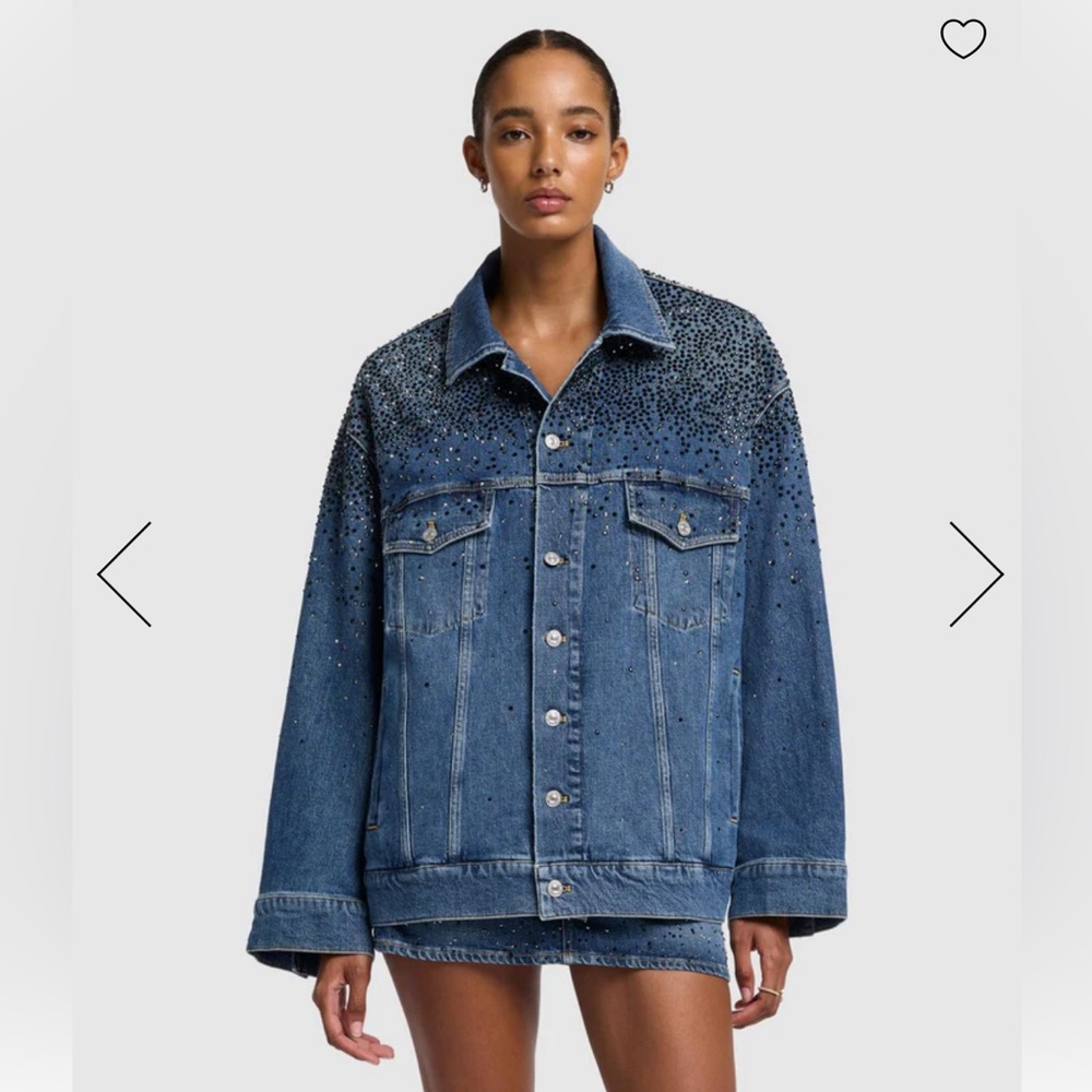 OLI CRYSTAL OVERSIZED TRUCKER JACKET